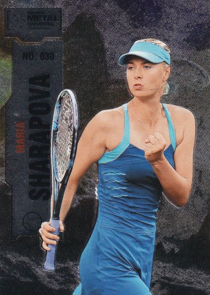 řadová karta MARIA SHARAPOVA 21-22 Metal Universe Champions číslo 030